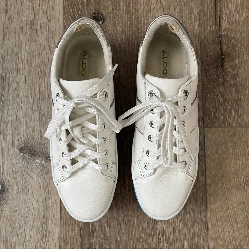 Rare ALDO Nydoilia Platform Sneakers Women’s 8.5 Chunky Sole Lace Up